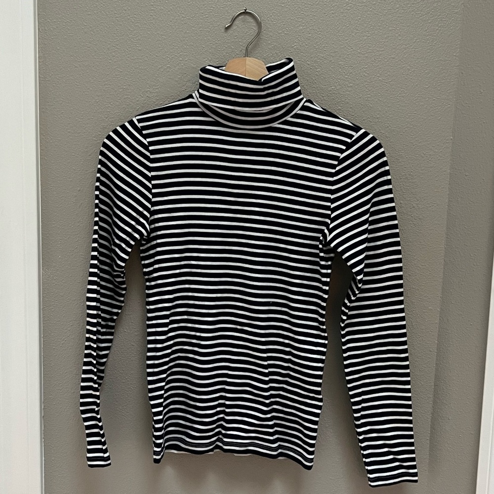 Striped Jcrew Turtleneck